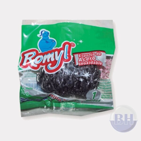 ESPONJA DE ACERO INOXIDABLE X 13 GRS. ROMYL